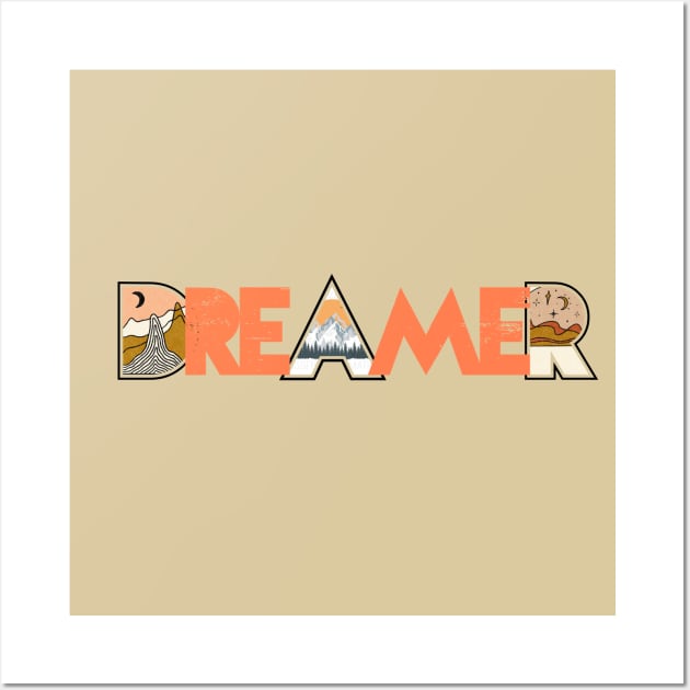 Dreamer Wall Art by theplaidplatypusco